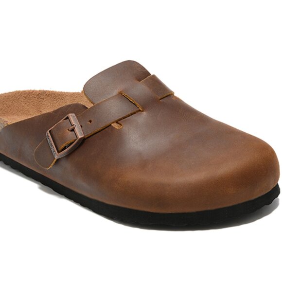 New Brand Birkenstock Boston Oiled Leather Clogs Unisex - Picture 1 of 3